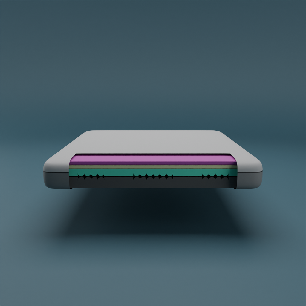 Colchón Nuube Therapeutic + Almohadas Original Regalo