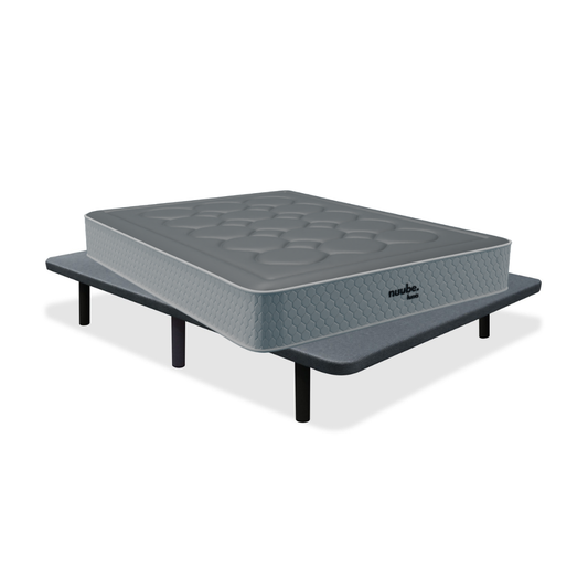 Pack Base Tapizada + Colchón Luna